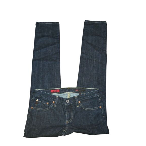 Andriano Goldschmied The Stilt Jeans Size 28 Cigarette Leg Dark Wash Stretch - Picture 2 of 11